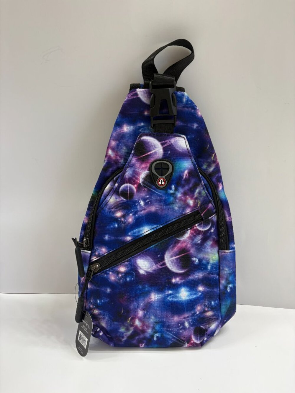 Belt Bag - Sling Bag -Crossbody -3 Compartment -Galaxy / Planet Stars Print- NWT - Picture 9 of 10